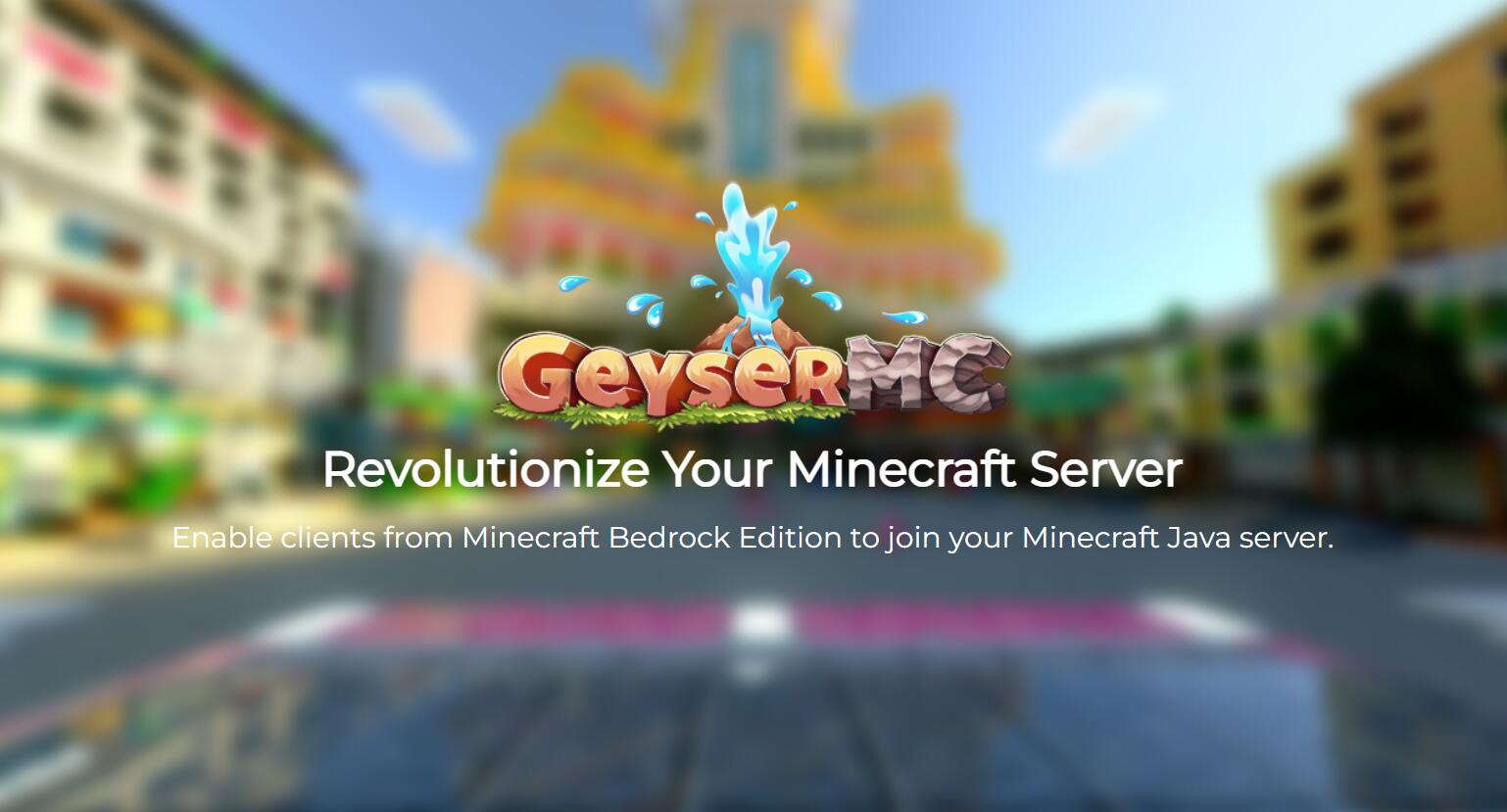 使用 GeyserMC 实现 Java 与基岩互通